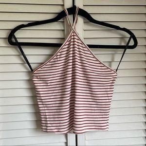 Striped Halter Set